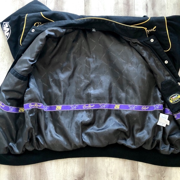 Crown Royal, NASCAR, Vintage, Y2K, Pit Crew, Racing Team Jacket, Mens, M, RARE - Picture 9 of 17